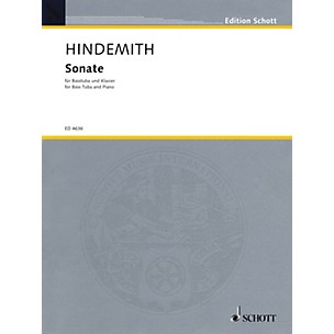 Schott Sonate für Basstuba und Klavier (1955) (Sonata for Bass Tuba and Piano) Schott Series