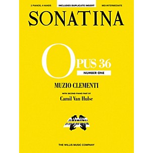 Willis Music Sonatina Op. 36, No. 1 (2 Pianos, 4 Hands/Mid-Inter Level) Willis Series by Muzio Clementi