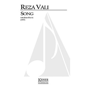 Lauren Keiser Music Publishing Song (Flute Solo) LKM Music Series Composed by Reza Vali