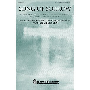 Shawnee Press Song of Sorrow 2-Part any combination composed by Patrick Liebergen