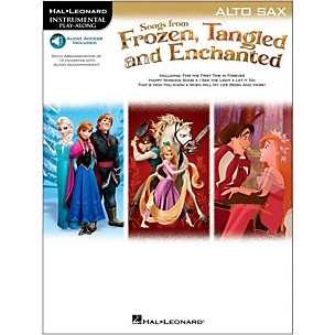 Hal Leonard Songs From Frozen, Tangled And Enchanted For Alto Sax - Instrumental Play-Along Book/Online Audio