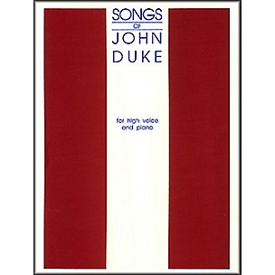 G. Schirmer Songs Of John Duke for High Voice