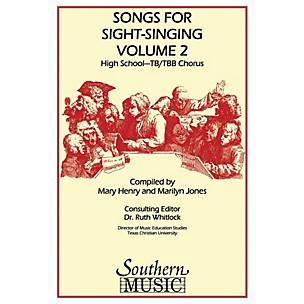 Southern Songs for Sight Singing - Volume 2 (High School Edition TB Book) TB Arranged by Mary Henry