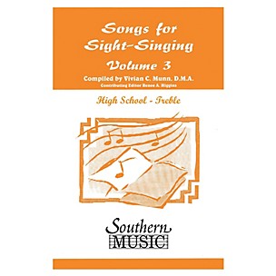Southern Songs for Sight Singing - Volume 3 (High School Edition SSA Book) SSA Arranged by Mary Henry