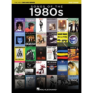 Hal Leonard Songs of the 1980s (The New Decade Series) Easy Piano Songbook