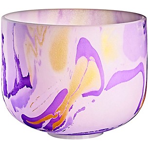 MEINL Sonic Energy 10in. Marble Crystal Singing Bowl, B4, 432 Hz, Crown Chakra