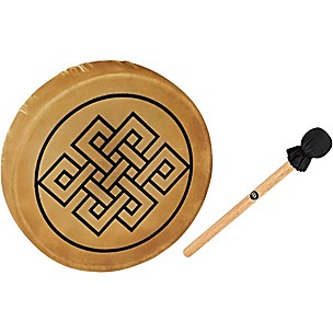 MEINL Sonic Energy HOD15-EK 15-Inch Native American Style Hoop Drum, Endless Knot Symbol