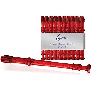 Lyons Soprano Recorder Value Bundle 25-Pack