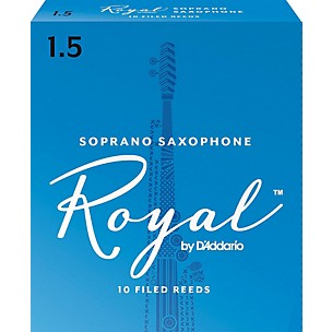 Rico Royal Soprano Saxophone Reeds, Box of 10