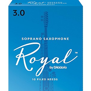 Rico Royal Soprano Saxophone Reeds, Box of 10