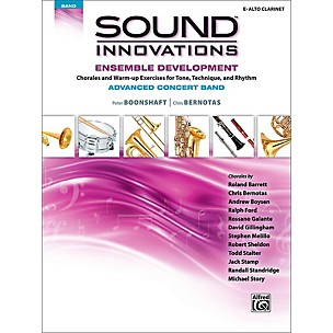 Alfred Sound Innovations Concert Band Ensemble Development Advanced Alto Clarinet