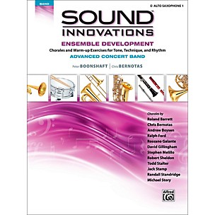 Alfred Sound Innovations Concert Band Ensemble Development Advanced Alto Saxophone 1