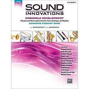 Alfred Sound Innovations Concert Band Ensemble Development Advanced Clarinet 2