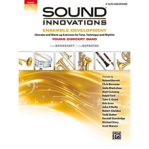 Alfred Sound Innovations for Concert Band - Ensemble Development for Young Concert Band Alto Saxophone