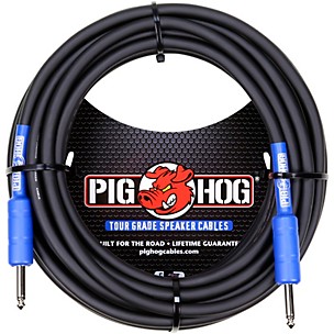 Pig Hog Speaker Cable 14 Gauge Wire 1/4" to 1/4"