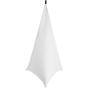 On-Stage Stands Speaker/Lighting Stand Skirt, White