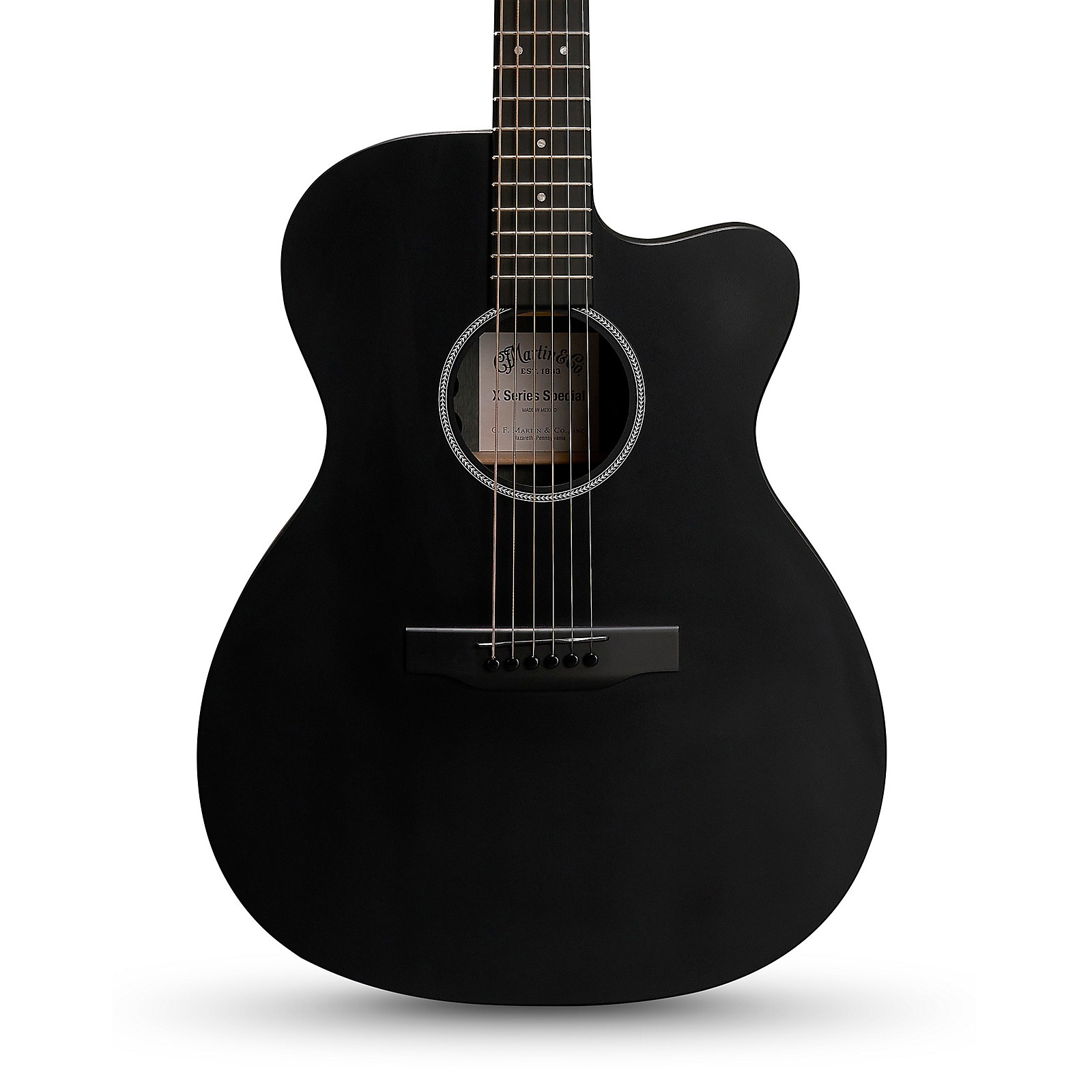 Martin Special 000C-X1E Jett Black HPL Acoustic-Electric