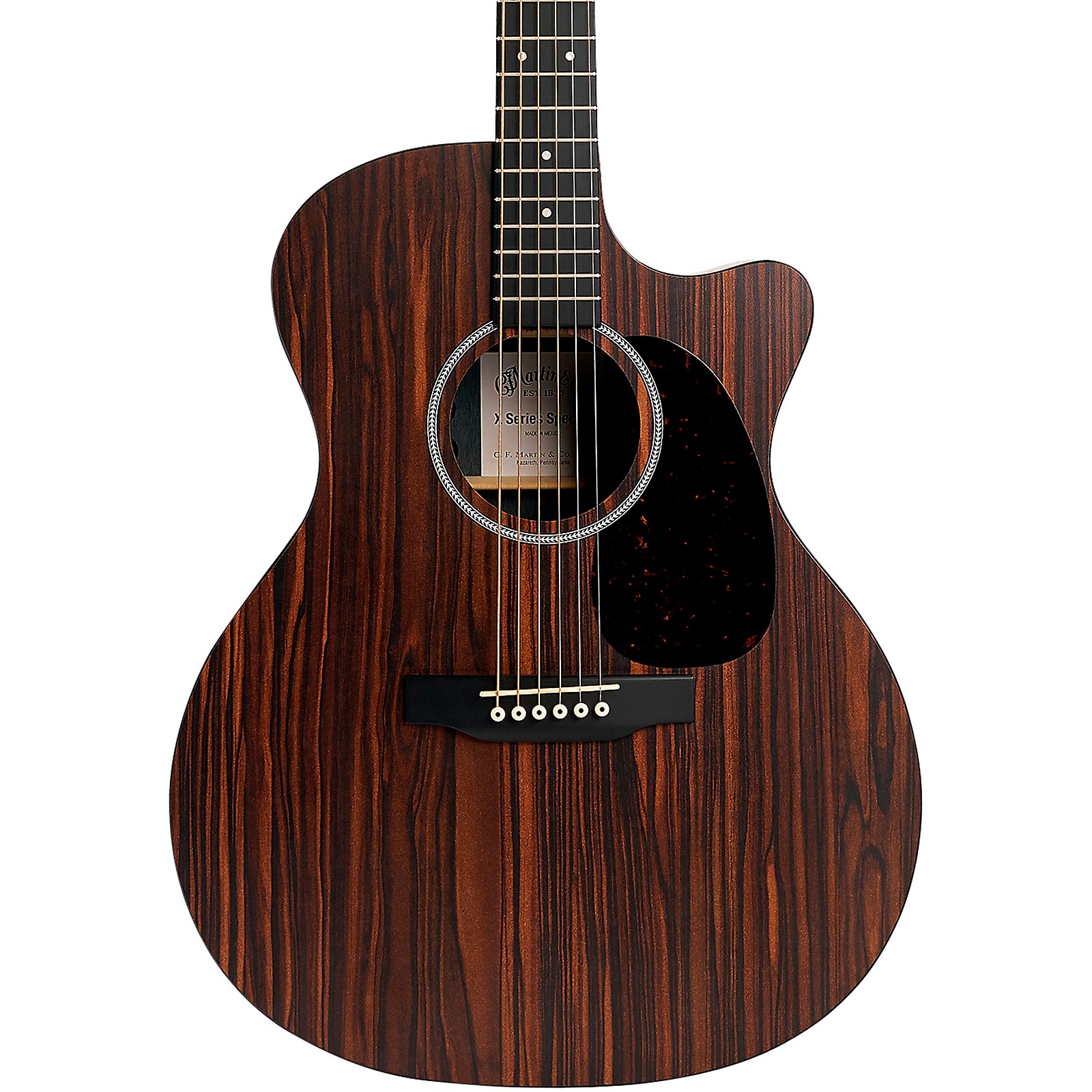Martin Special GPC-X1E Macassar Ebony HPL Acoustic-Electric Guitar