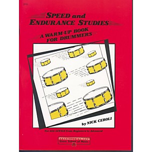 Alfred Speed and Endurance Studies Warm Up Book for Drummers