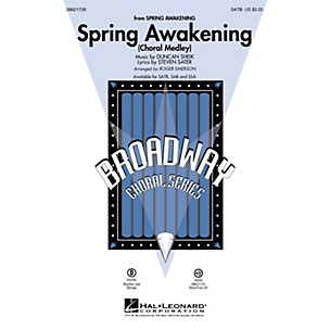 Hal Leonard Spring Awakening (Choral Medley) ShowTrax CD Arranged by Roger Emerson