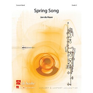 De Haske Music Spring Song Concert Band Level 4 Composed by Jan de Haan