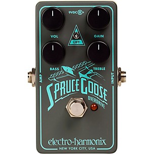 Electro-Harmonix Spruce Goose Overdrive Guitar Effects Pedal
