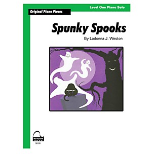 Schaum Spunky Spooks (Schaum Level 1 Sheet) Educational Piano Book by Ladonna J. Weston