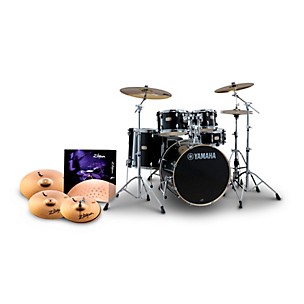 Yamaha Stage Custom Birch 5-Piece Shell Pack With I Series Essentials Plus Cymbal Pack