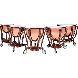 Ludwig Standard Series Polished Copper Timpani Set with Gauge