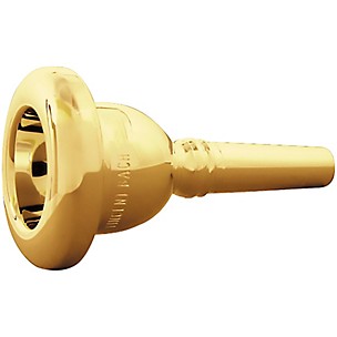 Bach Standard Series Small Shank Trombone Mouthpiece in Gold
