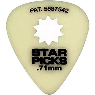 Everly Star Glow In The Dark Celluloid Guitar Picks