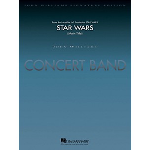Hal Leonard Star Wars (Main Theme) (Deluxe Score) Concert Band Level 5-6 Arranged by Stephen Bulla