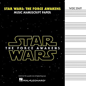 Hal Leonard Star Wars: The Force Awakens Manuscript Paper