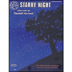 Willis Music Starry Night Later Elementary Piano Solo by Randall Hartsell