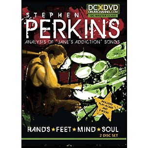 The Drum Channel Stephen Perkins Hands Feet Mind Soul 2 DVDs