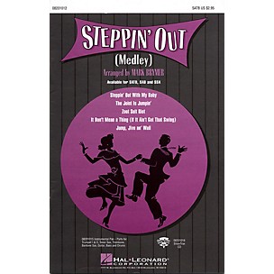 Hal Leonard Steppin' Out (Medley) SATB arranged by Mark Brymer