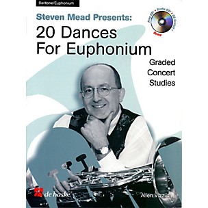 De Haske Music Steven Mead Presents 20 Dances for Euphonium (Bass Clef) De Haske Play-Along Book Series by Steven Mead