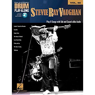 Hal Leonard Stevie Ray Vaughan - Drum Play-Along Volume 40 Book/Audio Online