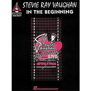 Hal Leonard Stevie Ray Vaughan In The Begininning Guitar Tab Songbook