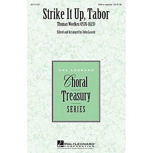 Hal Leonard Strike It Up, Tabor SAB A Cappella composed by Thomas Weelkes