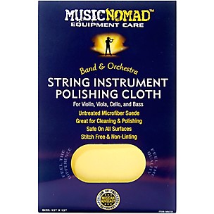 Music Nomad String Instrument Microfiber Polishing Cloth for Violin, Viola, Cello & Bass