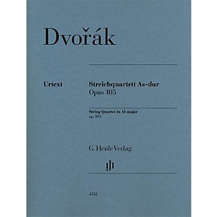 G. Henle Verlag String Quartet A-flat Major Op. 105 Henle Music Folios Series by Antonin Dvorak