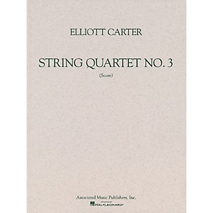 Associated String Quartet No. 3 (1971) (Study Score) Study Score Series Composed by Elliott Carter