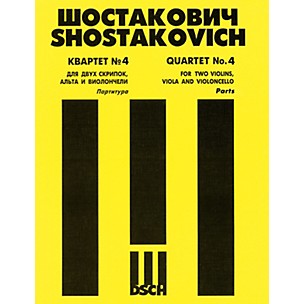 DSCH String Quartet No. 4, Op. 83 (Set of Parts) DSCH Series Composed by Dmitri Shostakovich