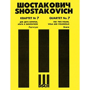 DSCH String Quartet No. 7, Op. 108 (Score) DSCH Series Composed by Dmitri Shostakovich