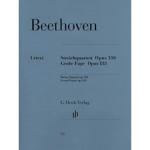 G. Henle Verlag String Quartet in B-flat Major, Op. 130 and Great Fugue, Op. 133 Henle Music by Ludwig van Beethoven