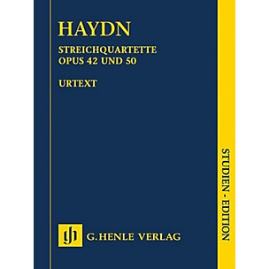 G. Henle Verlag String Quartets, Vol. VI, Op. 42 and Op. 50 (Prussian Quartets) Study Score by Haydn Edited by Webster