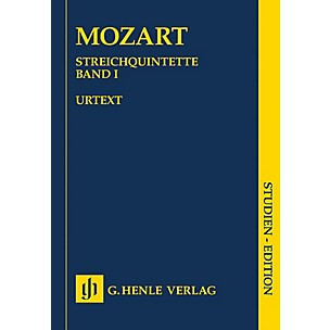 G. Henle Verlag String Quintets - Volume I (Study Score) Henle Study Scores Series Softcover by Wolfgang Amadeus Mozart