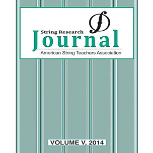 Alfred String Research Journal: Volume V, 2014 Book