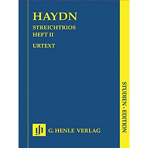 G. Henle Verlag String Trios - Volume 2 (Study Score) Henle Study Scores Series Softcover Composed by Joseph Haydn